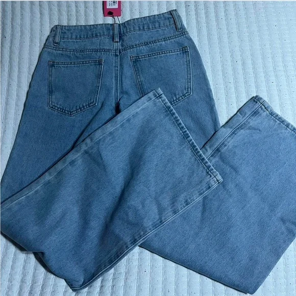 Edikted Light Blue Denim Jeans - Picture 3 of 3